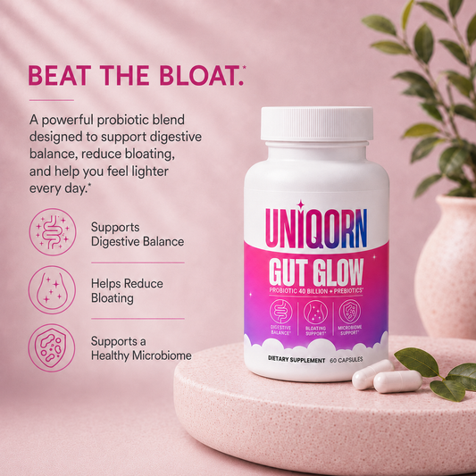 GUT GLOW — BEAT THE BLOAT.